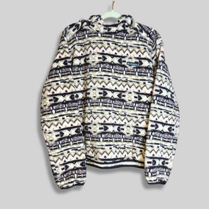 Columbia Pullover Helvetia Hoodie Ancient Fossil 80S Stripe Beige/Brown M 2XL